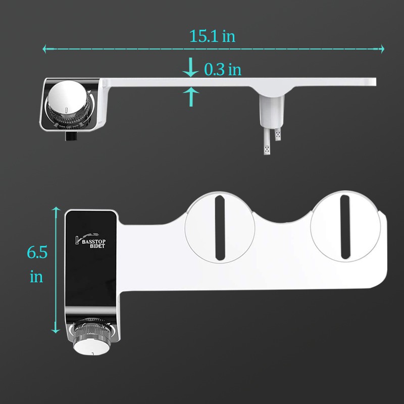 Ultraslank toiletbidetopzetstu - Non Electric Bidet Attachment Dual Nozzle recensie en prijs