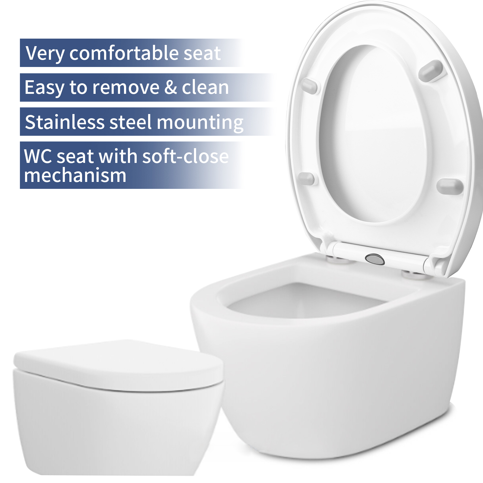 Bidet Toiletbrildeksel Stil ge - Slow Close Toilet Seat Quick Release recensie en prijs